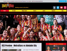 Tablet Screenshot of metrostars.com.au
